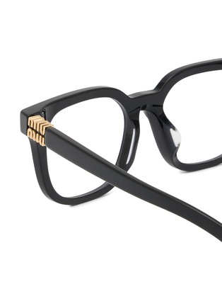 细节 - 点击放大 - MIU MIU - Acetate Square Optical Glasses