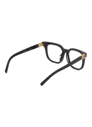 模特儿示范图 - 点击放大 - MIU MIU - Acetate Square Optical Glasses