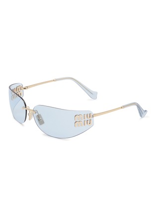 首图 - 点击放大 - MIU MIU - Metal Rectangle Sunglasses