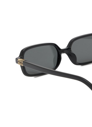 细节 - 点击放大 - MIU MIU - Acetate Rectangle Sunglasses