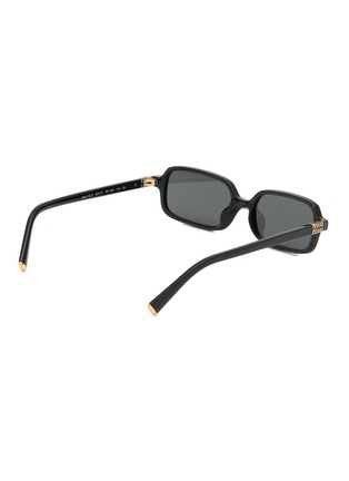 模特儿示范图 - 点击放大 - MIU MIU - Acetate Rectangle Sunglasses
