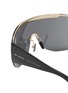 细节 - 点击放大 - MONCLER - Metal Shield Visor Sunglasses — Size 43