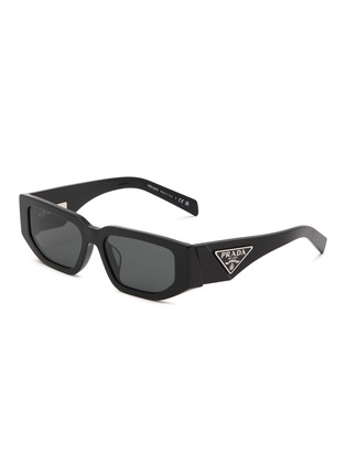 首图 - 点击放大 - PRADA - Acetate Rectangular Sunglasses — Size 55