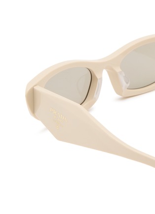 细节 - 点击放大 - PRADA - Acetate Oval Sunglasses — Size 52