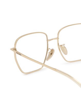 细节 - 点击放大 - PRADA - Metal Square Optical Glasses