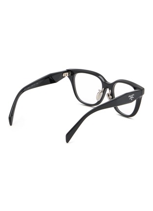 模特儿示范图 - 点击放大 - PRADA - Acetate Cateye Optical Glasses — Size 53