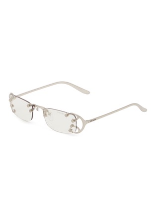 首图 - 点击放大 - PRADA - Metal Rectangle Sunglasses