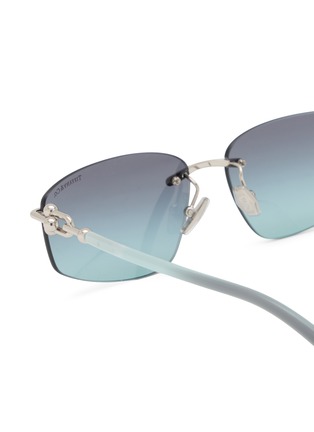 细节 - 点击放大 - TIFFANY - Metal Rectangle Sunglasses