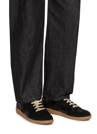 模特儿示范图 - 点击放大 - MAISON MARGIELA - Replica Leather Men's Sneakers