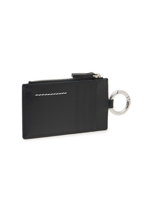 模特儿示范图 - 点击放大 - MM6 MAISON MARGIELA - Numeric Leather Key Ring  Pouch Cardholder
