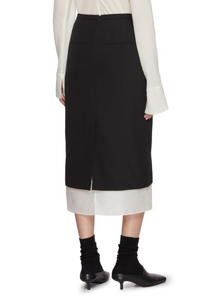 背面 - 点击放大 - SANDBEIGE - RONDA 拼接中长半身裙