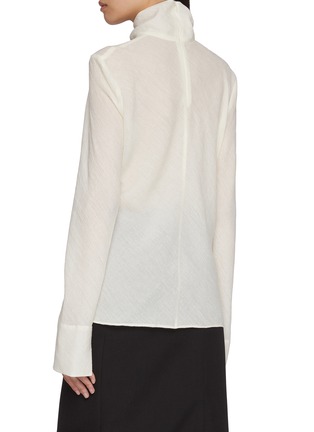 背面 - 点击放大 - SANDBEIGE - BILBAO 高领肌理上衣