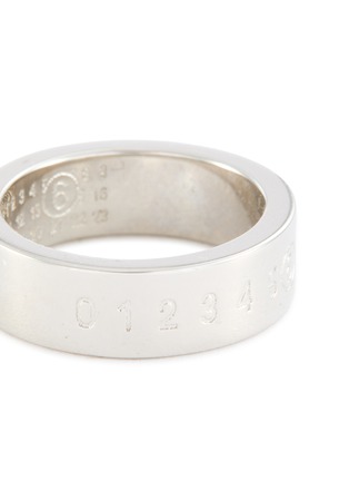 细节 - 点击放大 - MM6 MAISON MARGIELA - LOGO 压印金属手环