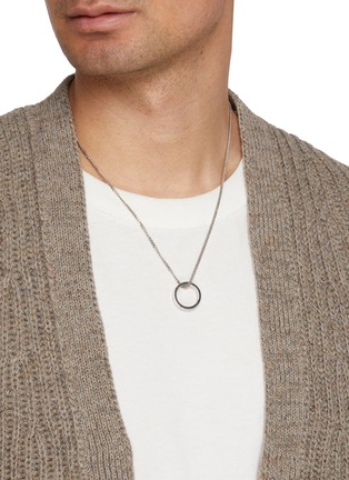 正面 -点击放大 - MM6 MAISON MARGIELA - LOGO 压印金属手环