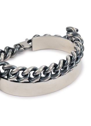 细节 - 点击放大 - MM6 MAISON MARGIELA - Cuff Chain Bracelet