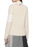 背面 - 点击放大 - THOM BROWNE - 4 Bar V-Neck Cotton Cardigan