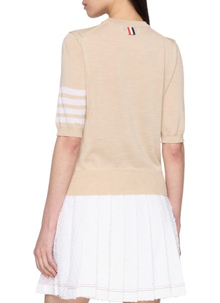 背面 - 点击放大 - THOM BROWNE - 4 Bar T-Shirt