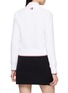 背面 - 点击放大 - THOM BROWNE - V-Neck Contrast Rib Trim Cotton Tweed Cardigan