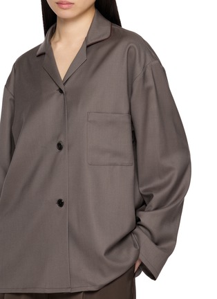  - THE ROW - JANINE 羊绒衬衫夹克