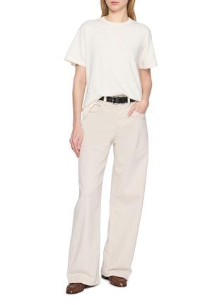 模特儿示范图 - 点击放大 - THE ROW - NARLAN 混棉 T 恤