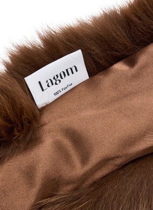 细节 –点击放大 - LAGOM - Irregular Fox Fur Collar