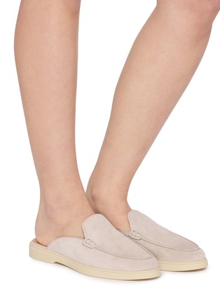 模特儿示范图 - 点击放大 - MAGNANNI - Sophie Suede Mules