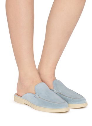 模特儿示范图 - 点击放大 - MAGNANNI - Sophie Suede Mules