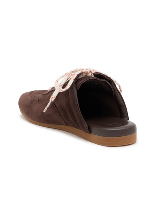  - PEDDER RED - KATE 系带皮革拖鞋