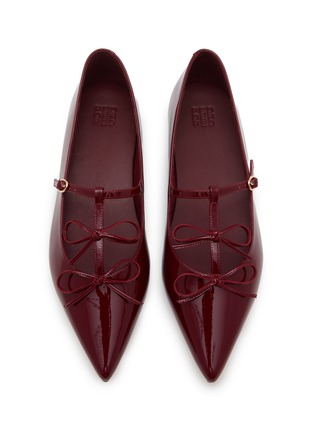 细节 - 点击放大 - PEDDER RED - Jasper Patent Leather Ballerina Flats