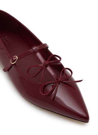 细节 - 点击放大 - PEDDER RED - Jasper Patent Leather Ballerina Flats