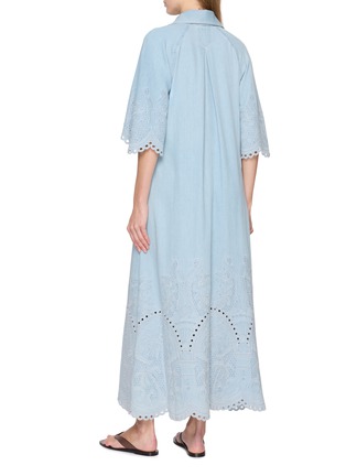 背面 - 点击放大 - ZIMMERMANN - Daylight Light Wash Denim Midi Dress