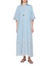 首图 - 点击放大 - ZIMMERMANN - Daylight Light Wash Denim Midi Dress