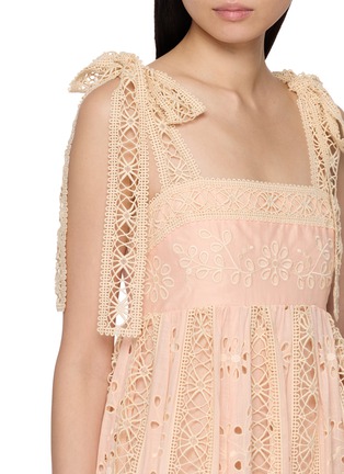  - ZIMMERMANN - Awaken Textured Striped Cotton Maxi Dress