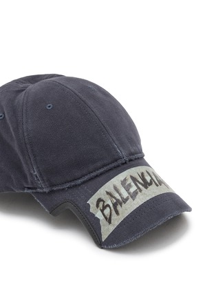 细节 - 点击放大 - BALENCIAGA - Masking Tape Cotton Drill Cap
