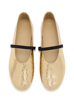 细节 - 点击放大 - PEDDER RED - CHARLIE 金属感玛丽珍平底鞋