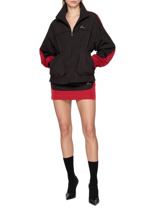 模特儿示范图 - 点击放大 - WE11DONE - 收腰运动夹克