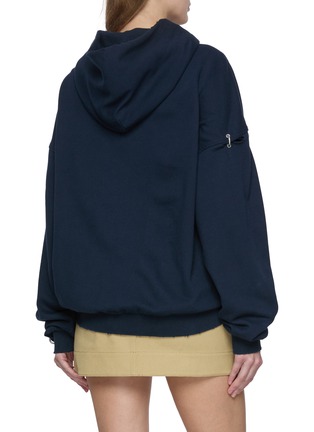 背面 - 点击放大 - WE11DONE - 穿刺饰纯棉连帽卫衣