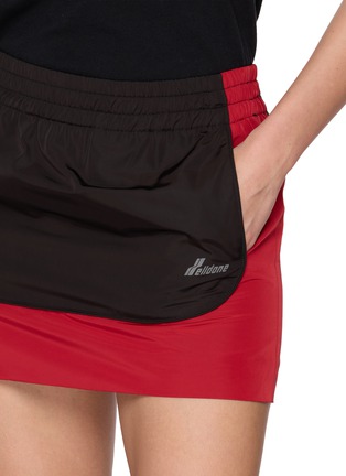  - WE11DONE - 拼色短款半裙