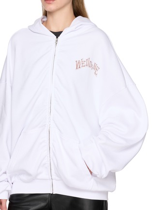  - WE11DONE - 印花拉链卫衣