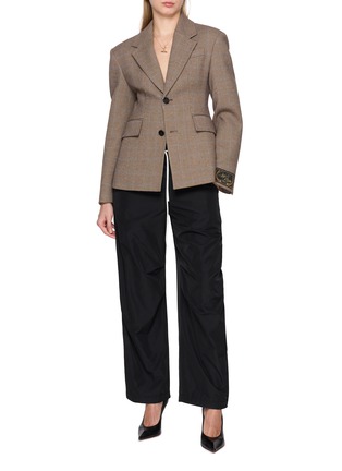 模特儿示范图 - 点击放大 - WE11DONE - 收腰西服外套