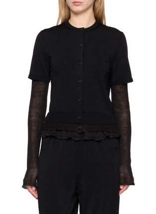 首图 - 点击放大 - WE11DONE - 叠袖针织开衫