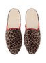 细节 - 点击放大 - C.R.B. SHOES - Leopard Print Red Grosgrain Trim Slippers