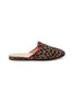 首图 - 点击放大 - C.R.B. SHOES - Leopard Print Red Grosgrain Trim Slippers