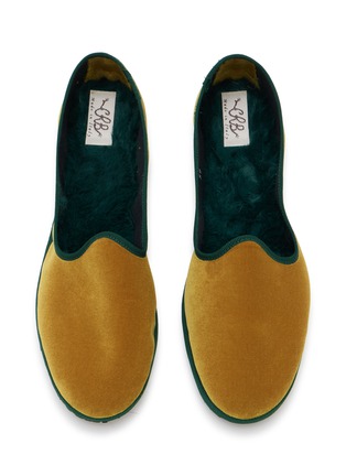 细节 - 点击放大 - C.R.B. SHOES - Friulana Grosgrain Trim Slippers