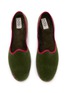 细节 - 点击放大 - C.R.B. SHOES - Friulana Grosgrain Trim Slippers