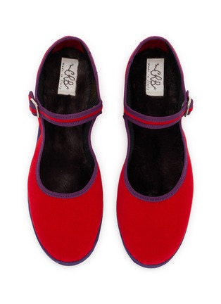 细节 - 点击放大 - C.R.B. SHOES - Grosgrain Trim Mary Jane Flats