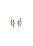 细节 - 点击放大 - JOHN HARDY - Spear Sterling Silver Diamond Pave Stud Earrings