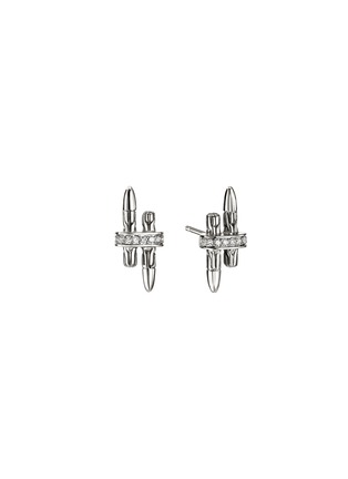 首图 - 点击放大 - JOHN HARDY - Spear Sterling Silver Diamond Pave Stud Earrings