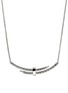 细节 - 点击放大 - JOHN HARDY - Spear Sterling Silver Diamond Pave Rolo Chain Station Necklace — Size 16-18