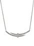 首图 - 点击放大 - JOHN HARDY - Spear Sterling Silver Diamond Pave Rolo Chain Station Necklace — Size 16-18